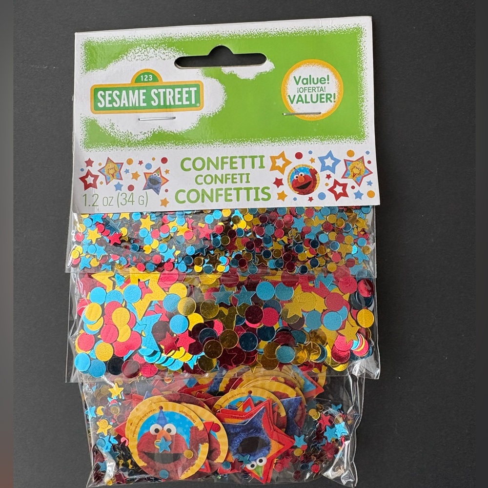 Confetti Sesame Street® Collection 1 pack Party Accessory, Multicolor